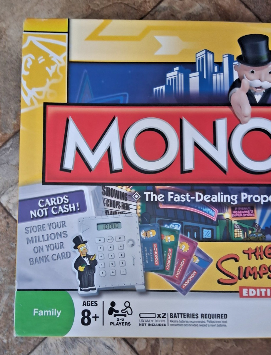 Monopoly: The Simpsons Electronic Edition Board Game
