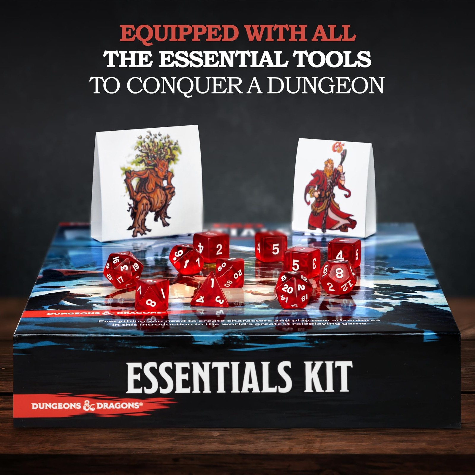 Craftycrocodile Dungeons And Dragons Essentials Kit – Set Bundled 6 Dice Sets