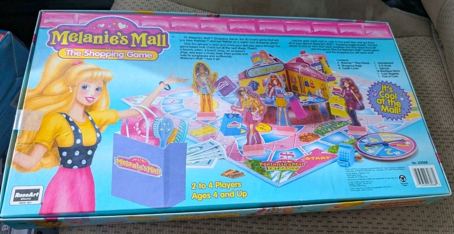 Melanie’s mall the shopping game Rare Used Complete In Box