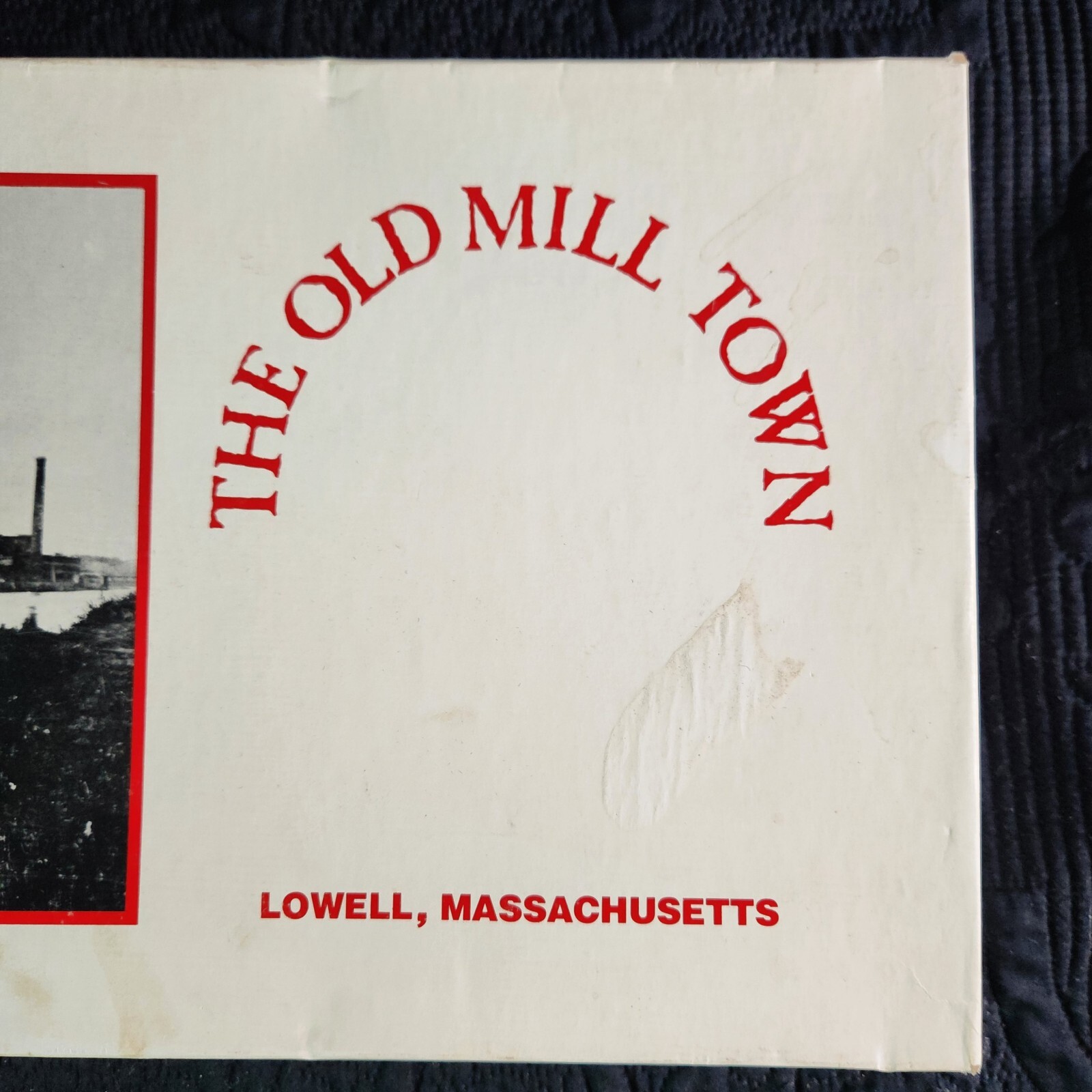 RARE VINTAGE 1981 The Old Mill Town Board Game Lowell Massachusetts.