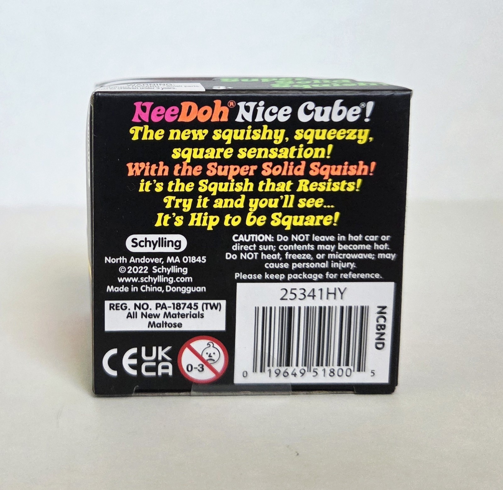 PURPLE NeeDoh Nice Cube Nee Doh Nicecube 2.25″ Squishy Stress Toy 100% AUTHENTIC