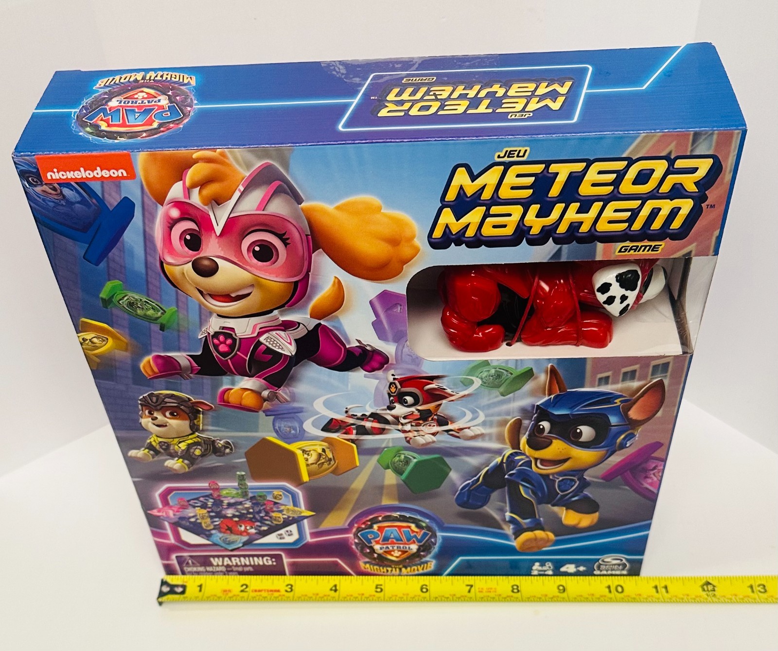 Nickelodeon Spin Master Paw Patrol The Mighty Movie Meteor Mayhem Game NEW