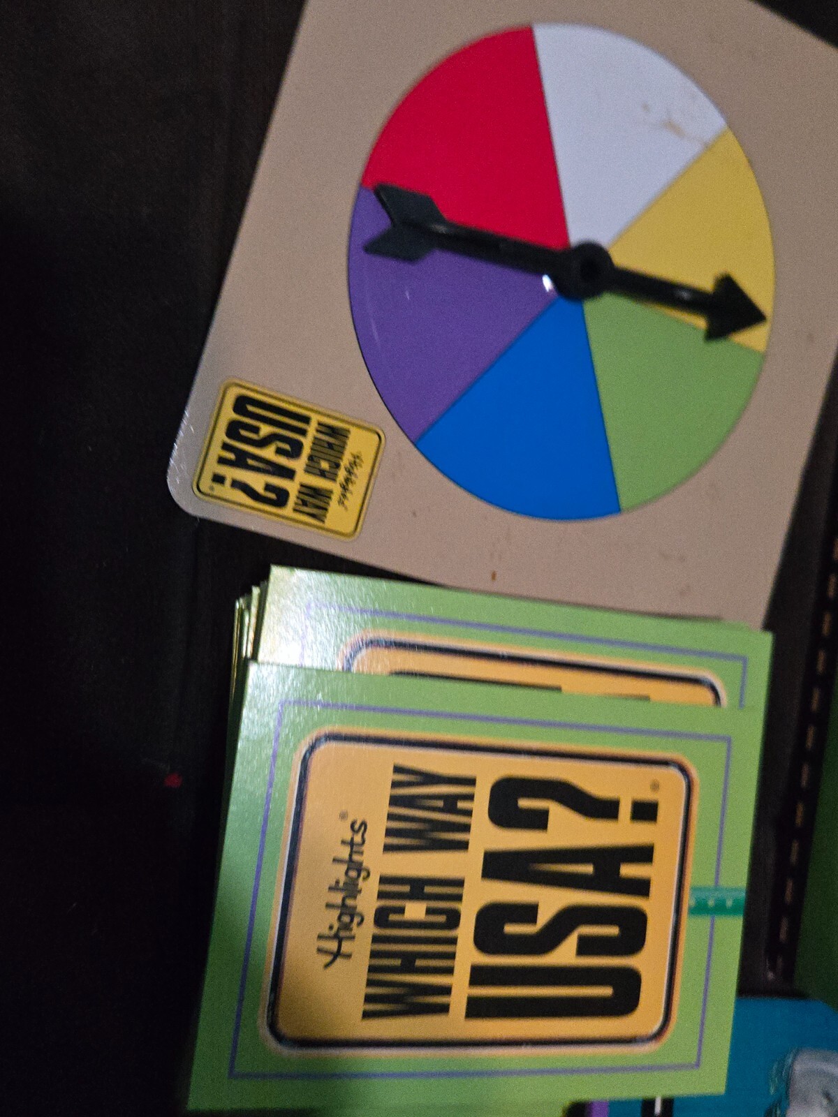 VTG Highlights Which Way USA? Board Game Complete Children’s Kids Family