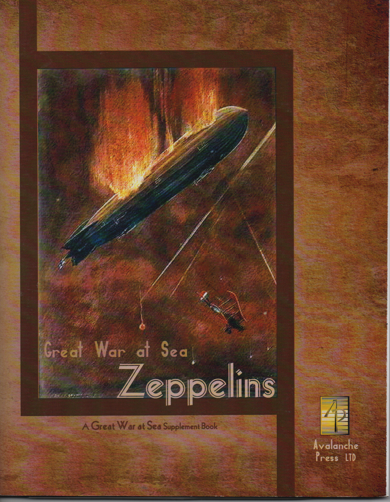 Avalanche Press Game Supplement Great War At Sea Zeppelins APL0810 New