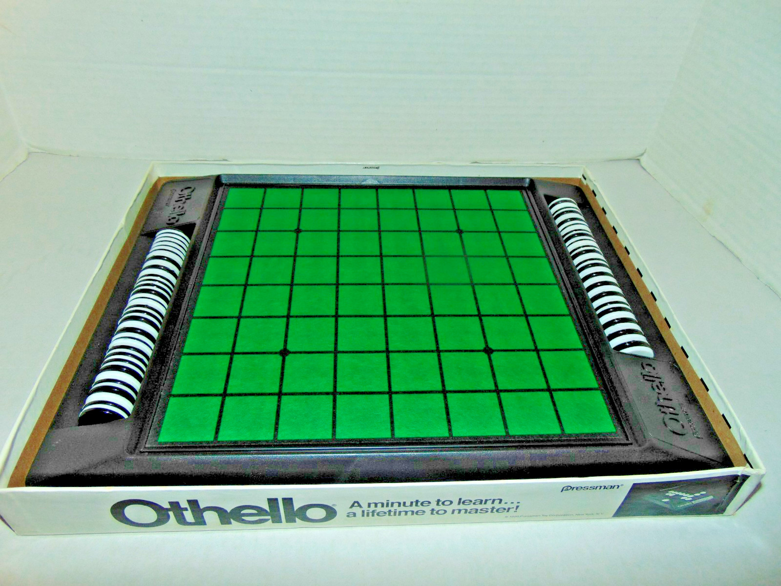Vintage, Othello Pressman, 1990, Version Strategic Board Game, Complete