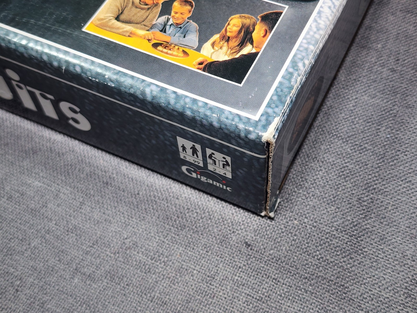 Quits Gigamic Strategy Board Game Used Complete 2001 Cannes As d’Or Family