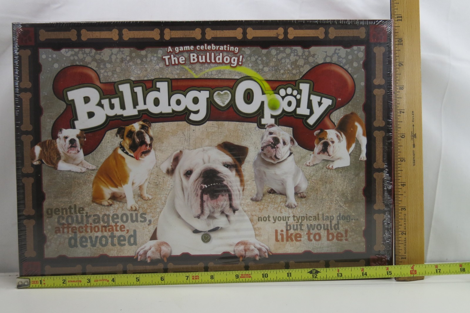Bulldog-Opoly Classic Board Game Dogs Late for the Sky NIB Sealed
