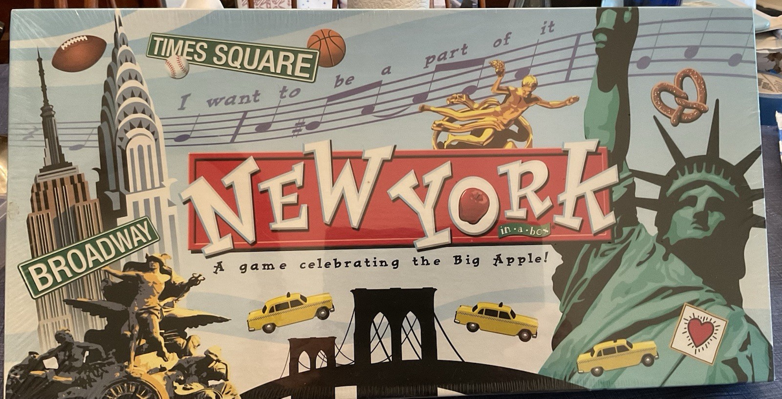 NEW SEALED New York In A Box Monopoly Game LANDMARK EDITION Late For The Sky NYC