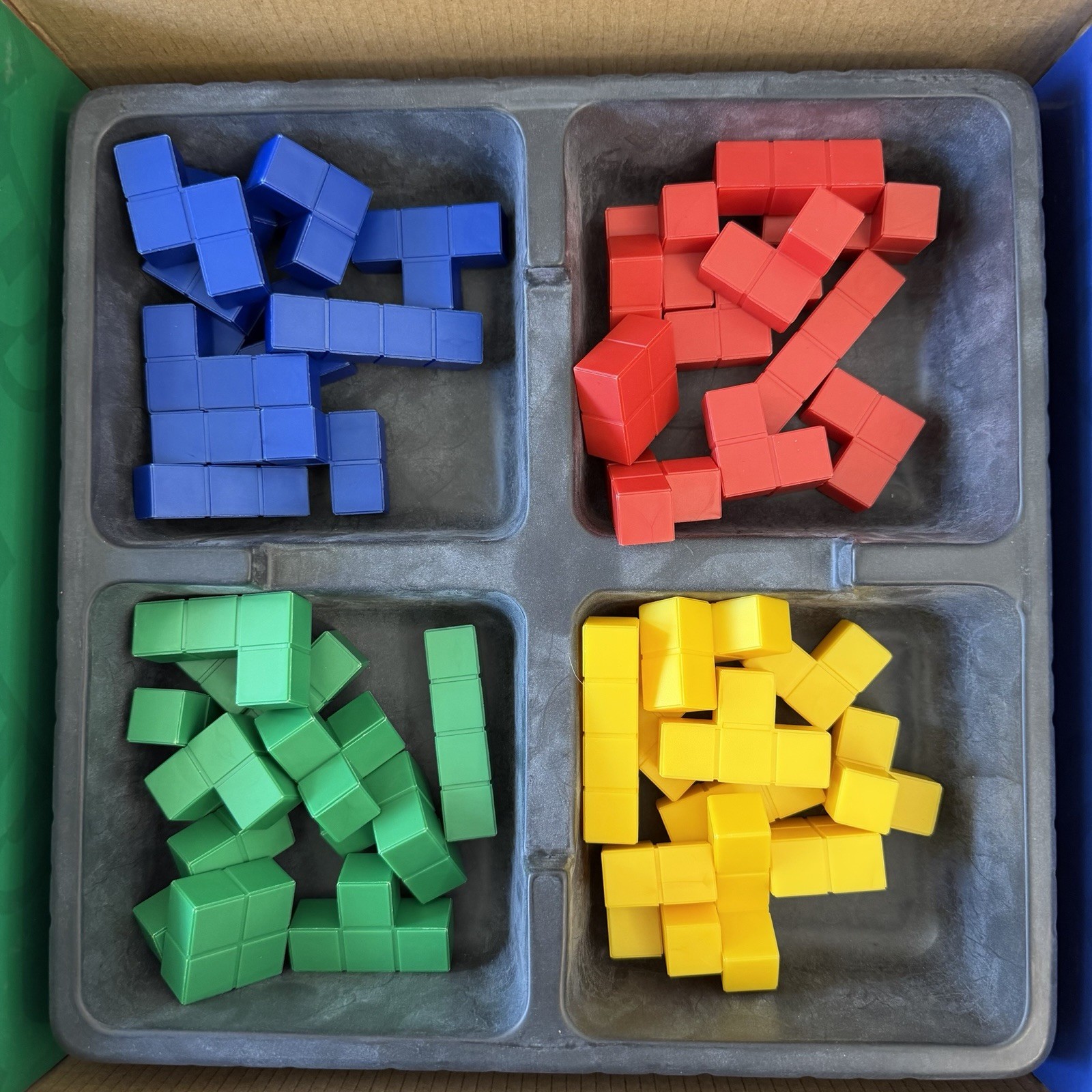 BLOKUS 3-D Strategic Block Building Game 100% Complete Rare Mensa Select EUC