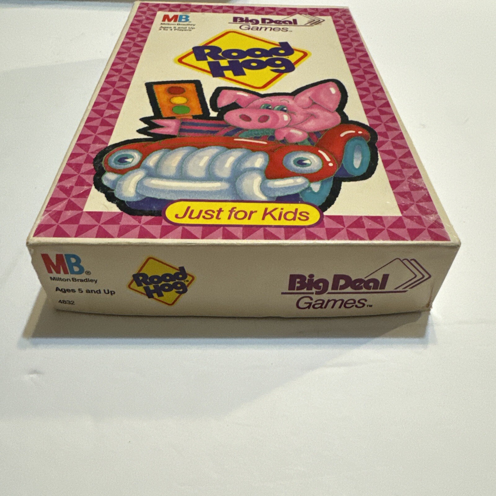 1987 Milton Bradley Kids Game Road Hog Complete Age 5 and up 2-4 Players