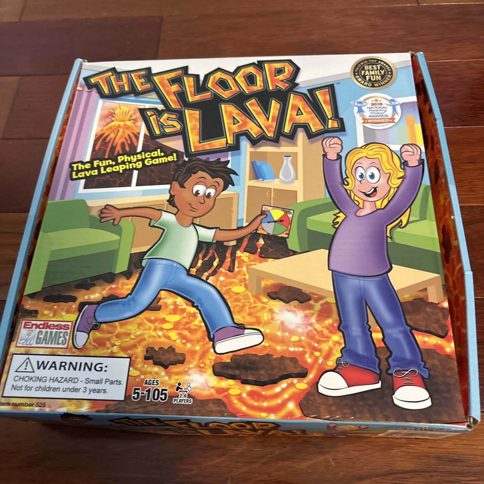 Endless Games The Floor is Lava Interactive Board Game