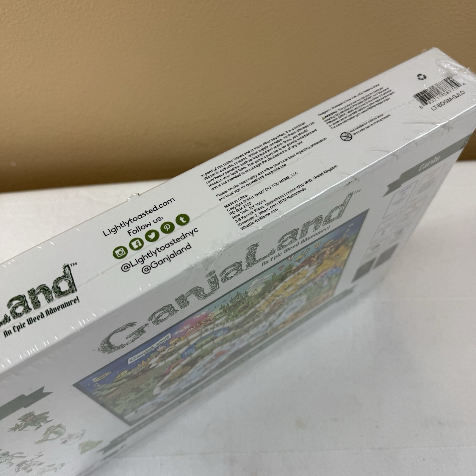 Ganjaland Board Game An Epic Weed Adventure for Adults BRAND NEW SEALED