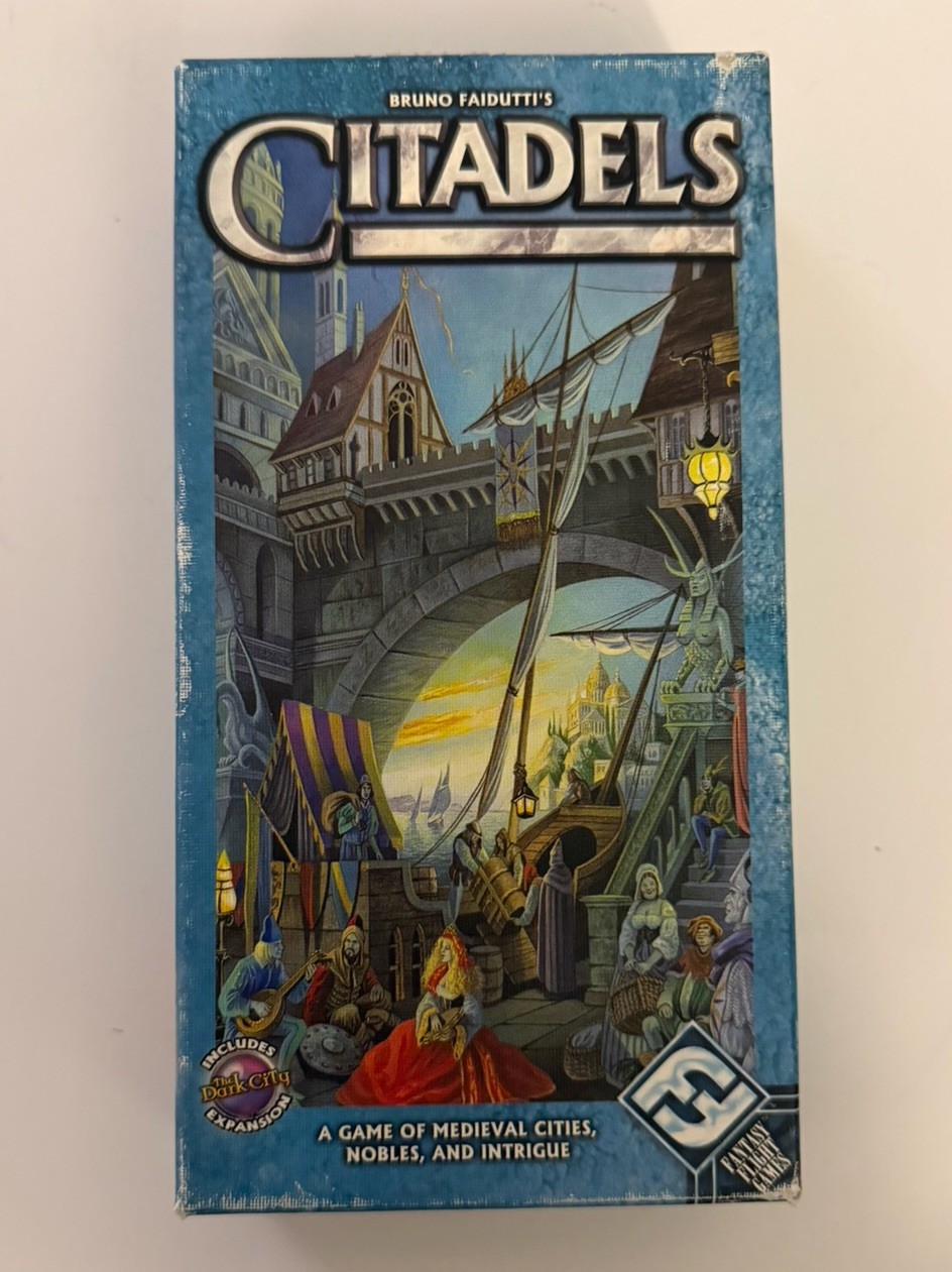 Bruno Faidutti Citadels Card Game Includes The Dark City Expansion 100% Complete