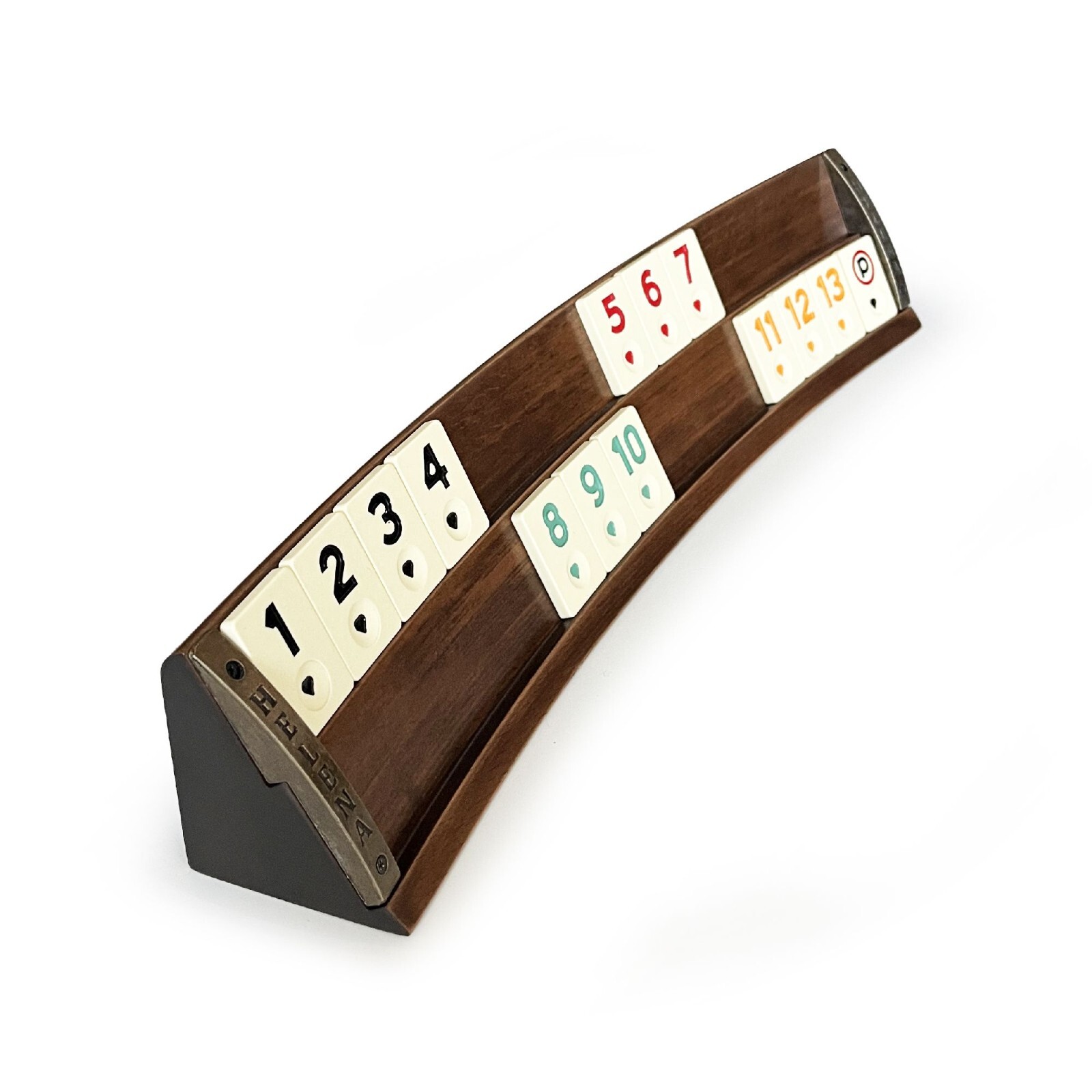 Elliptic Massive Wood Rummi Set Handmade Hand Carved, Rummy Cube Set, Okey Game