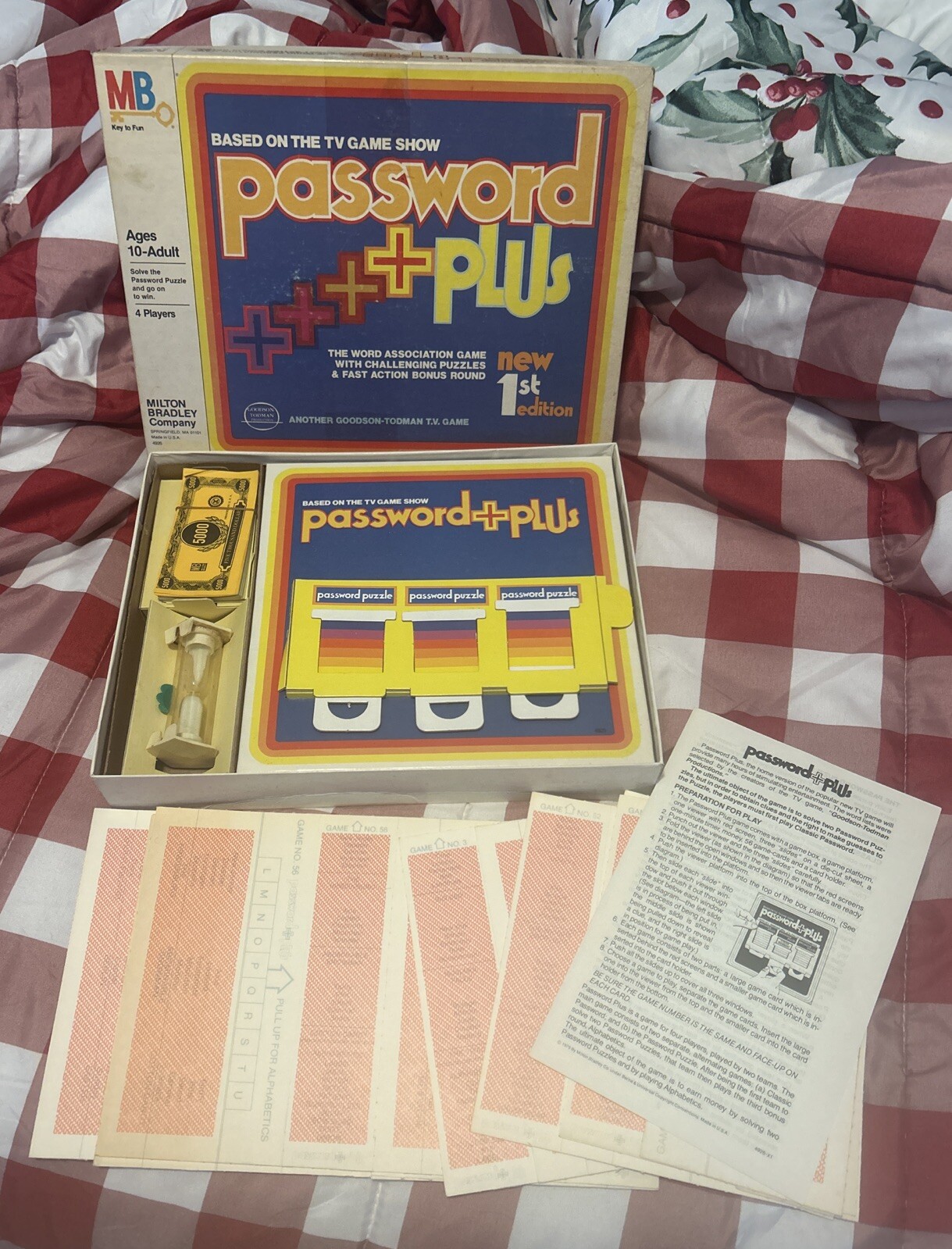 RARE Vintage 1978 Password Plus NEW 1st EDITION 100% COMPLETE UNPUNCHED