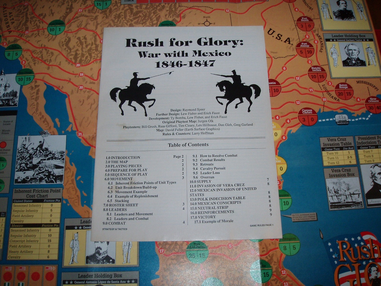 Mexican War 1846-47 Rush for Glory S&T 127 Strategy&Tactics SPI Collector Copy