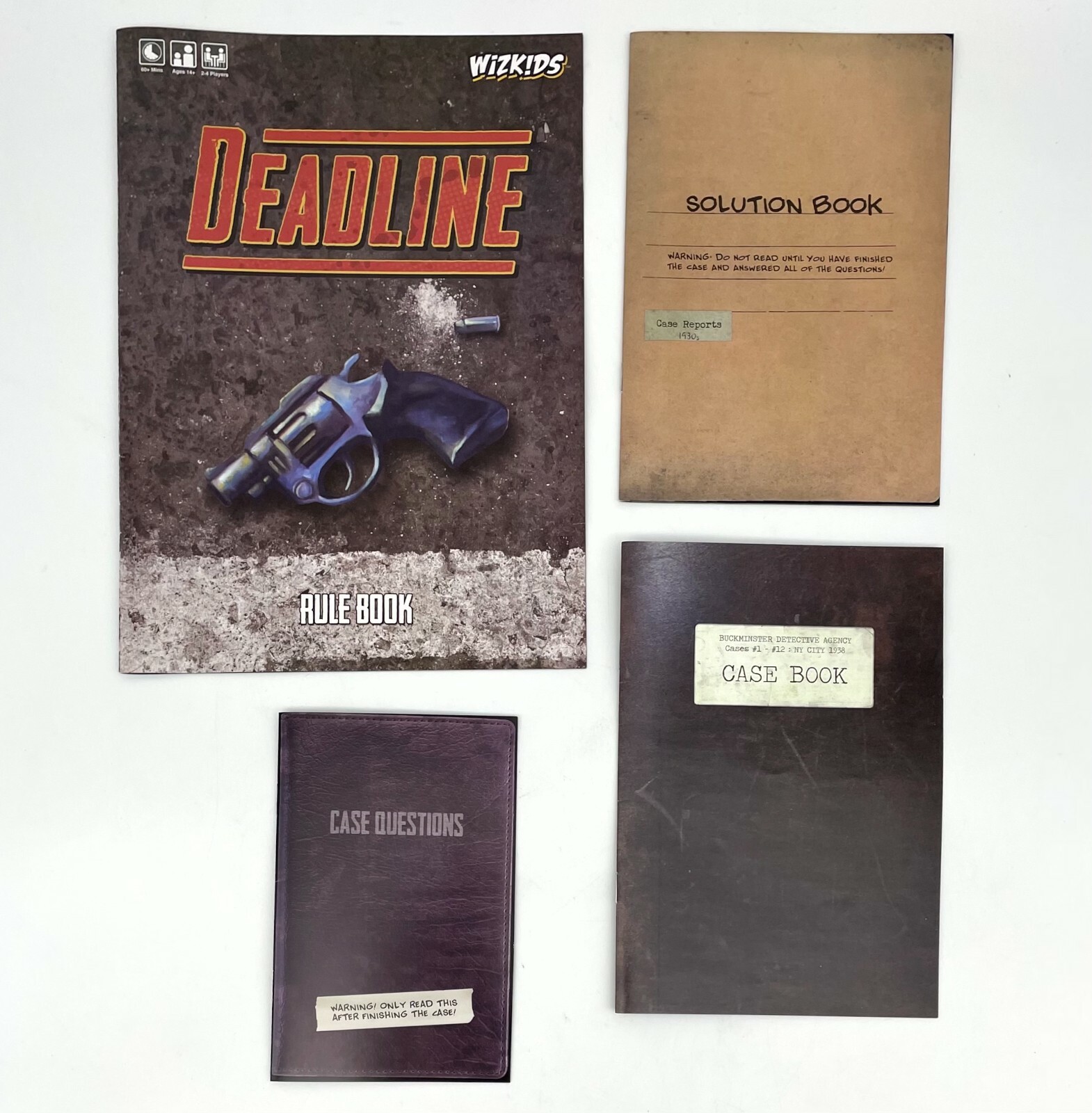 Deadline Board Game by Wizkids WZK72928 2-4 play 14+ 60 Mins NECA – NEW Open Box