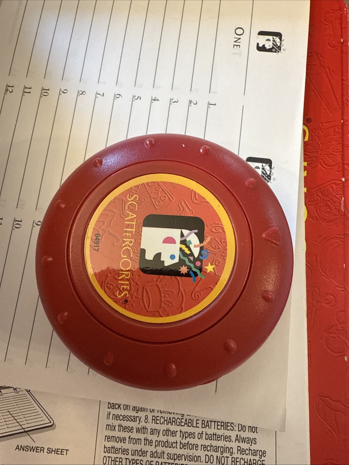 The Game of Scattergories 2009 Parker Brothers Brand New Sealed Complete Hasbro
