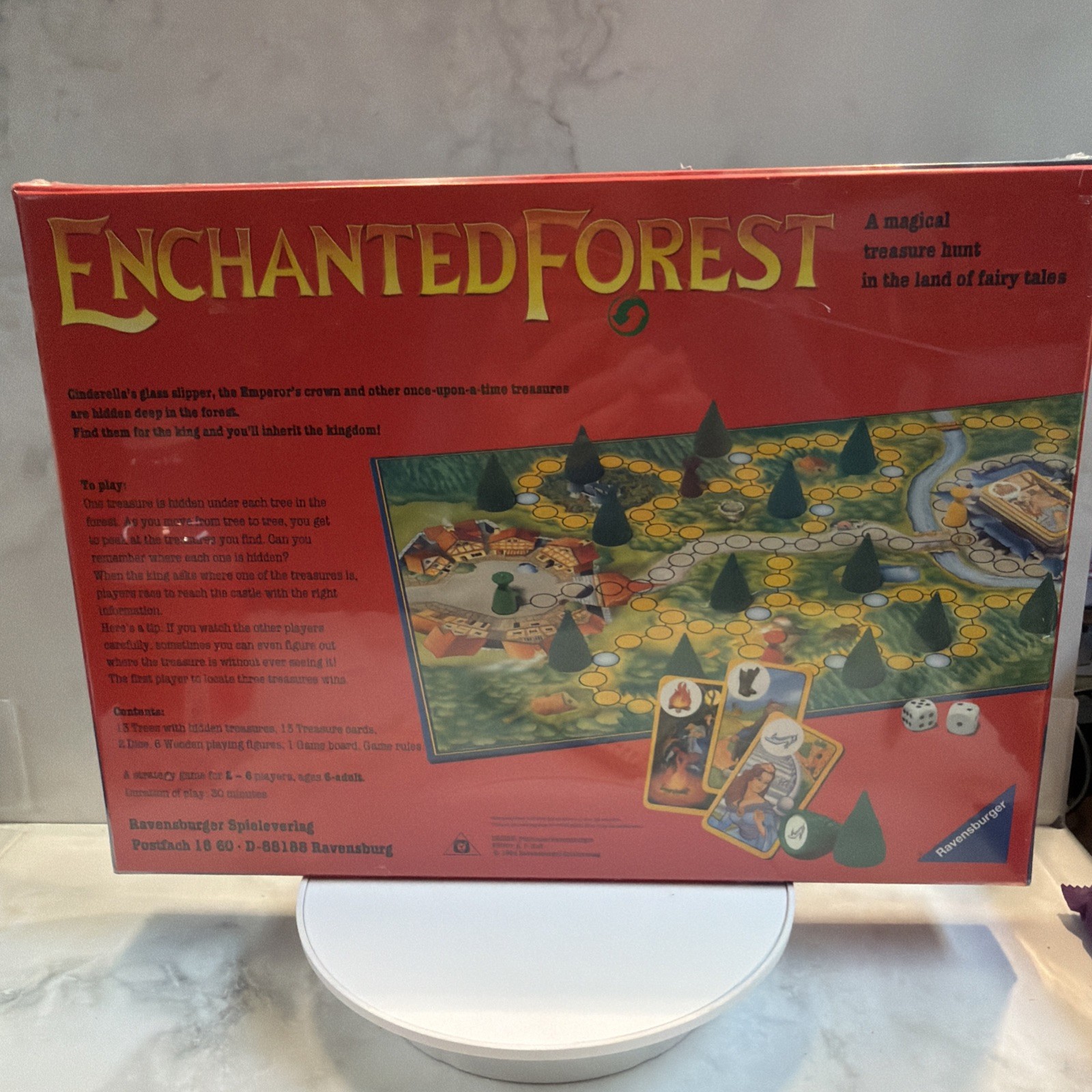 Enchanted Forest Board Game Ravensburger 1994 Vintage NEW Sealed EBRC1