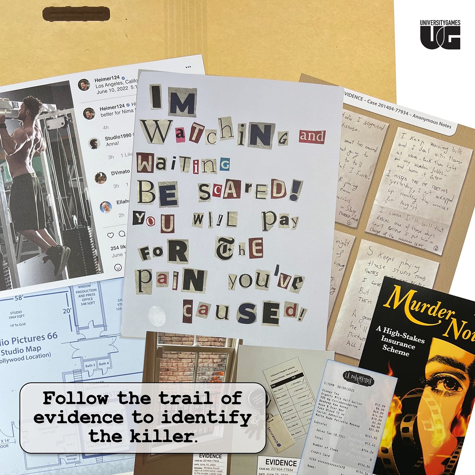 Murder Mystery Party Case Files: Murder Noir for 1 or More Players Ages 14 and