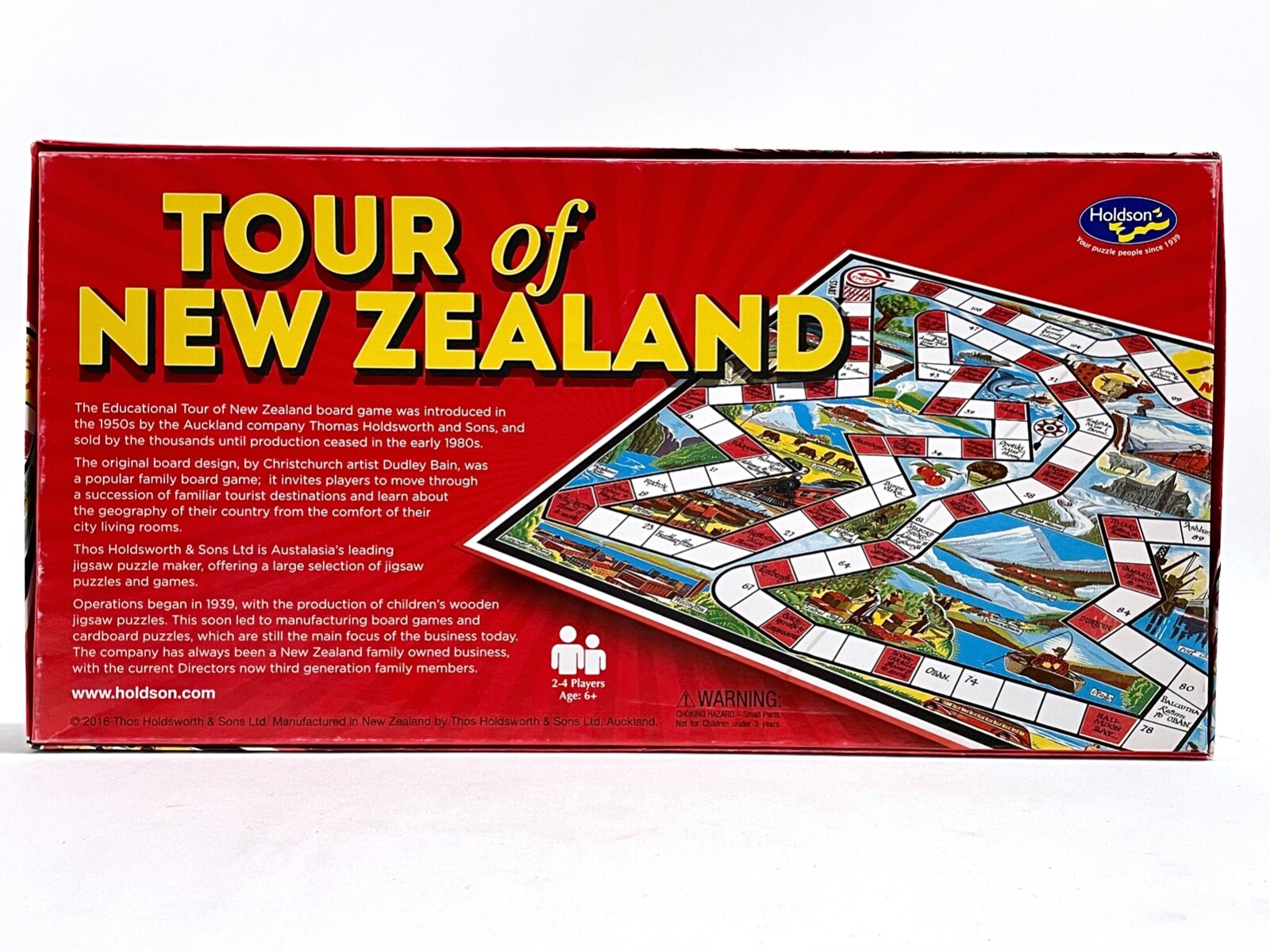 Tour of New Zealand Board Game – Excellent Condition – Holdson – Made in NZ