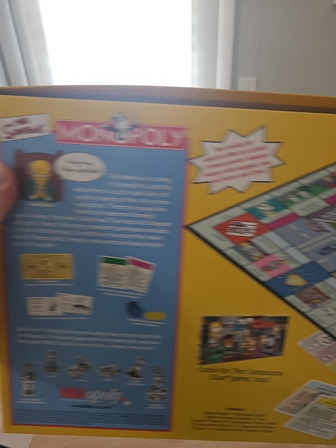 2001 Simpsons Monopoly Board Game Complete + original Instructions Collector Set