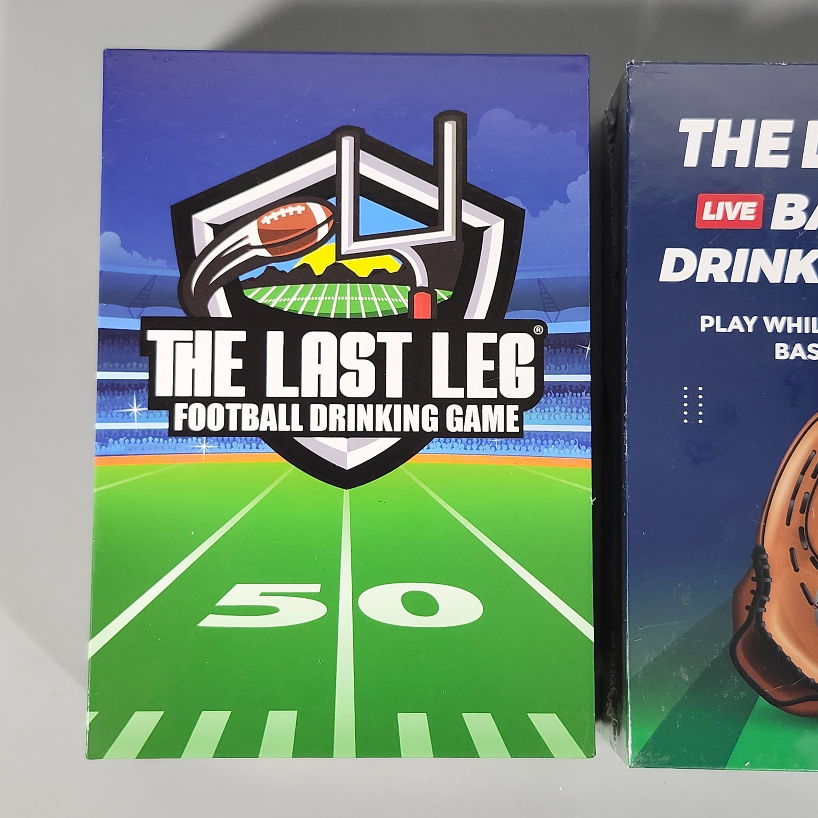 Beer Pressure Last Leg Live Baseball and Football Adult Drinking Card Game Lot