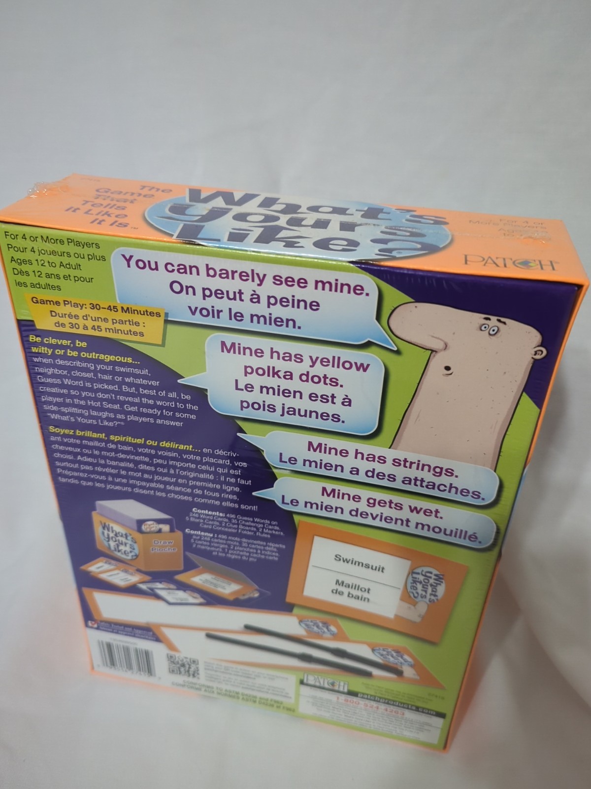 What’s Yours Like? (2007) Patch Canada The Game That Tells It Like It Is-NEW