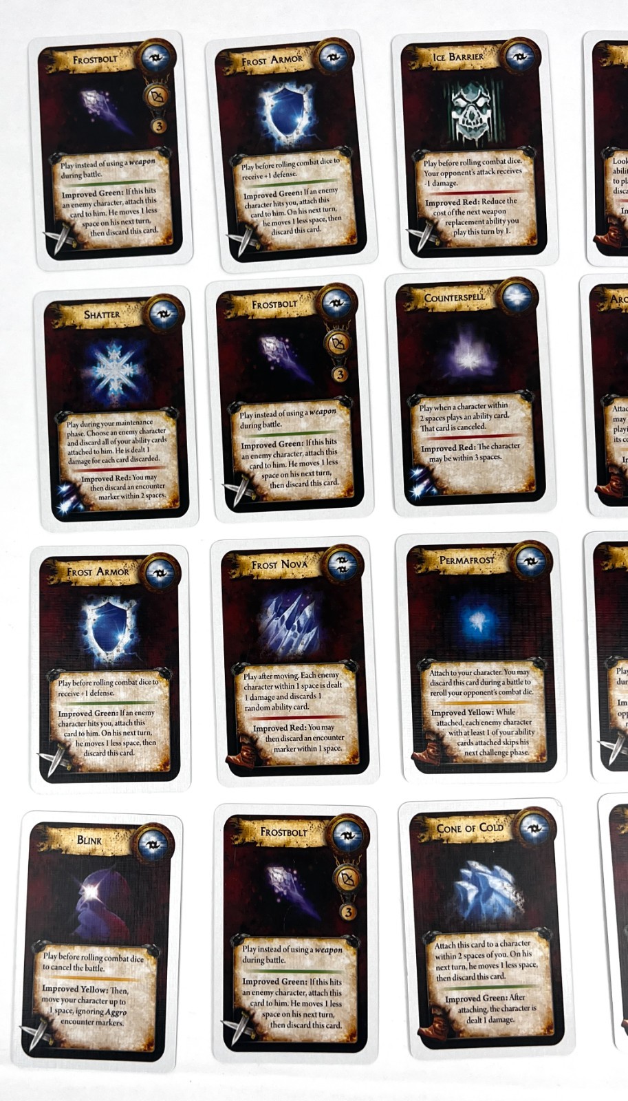 2008 World of Warcraft The Adventure Board Game Character Card Lot of 27