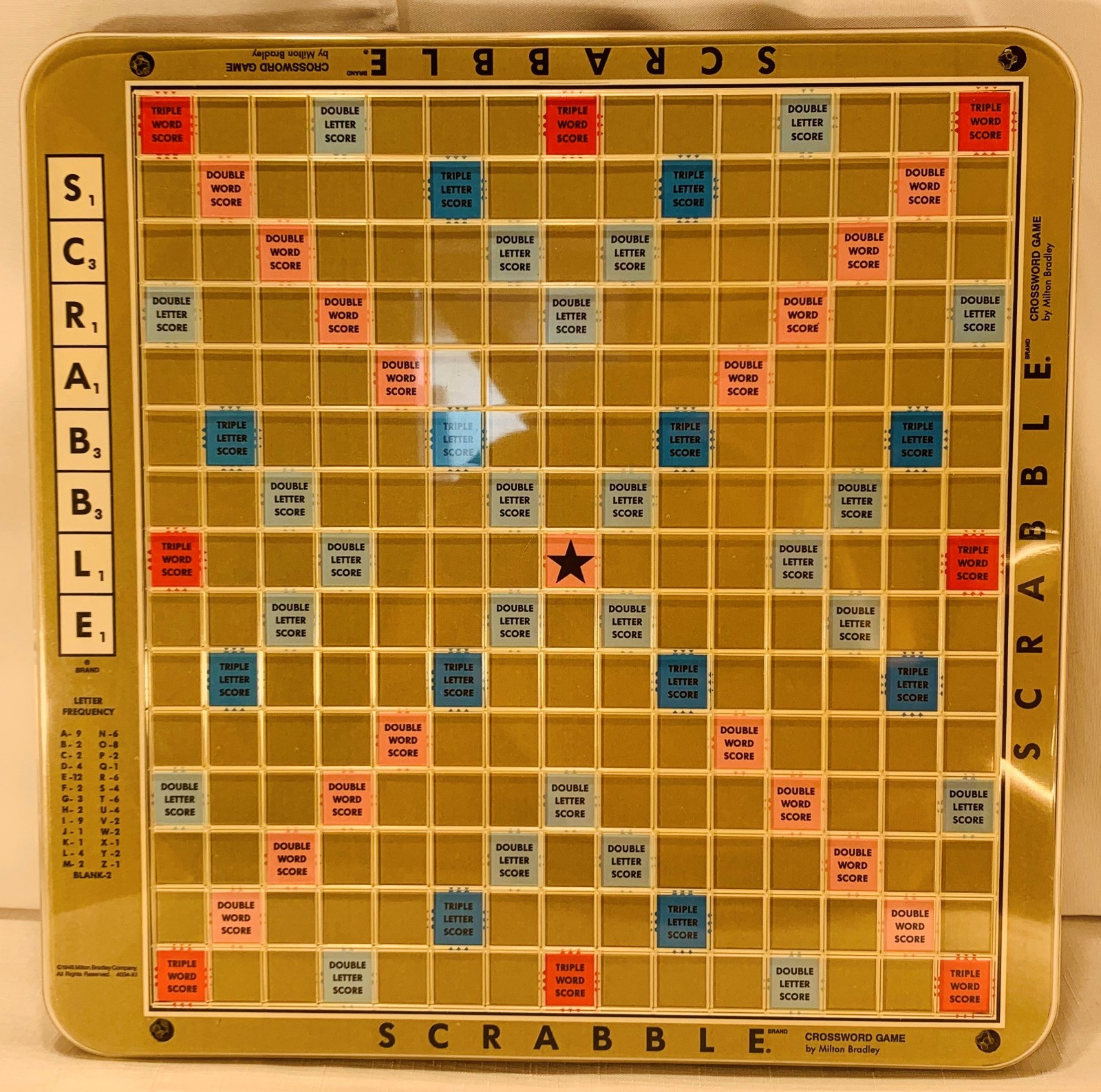 1989 Deluxe Scrabble Game Complete in Very Good Condition FREE SHIPPING