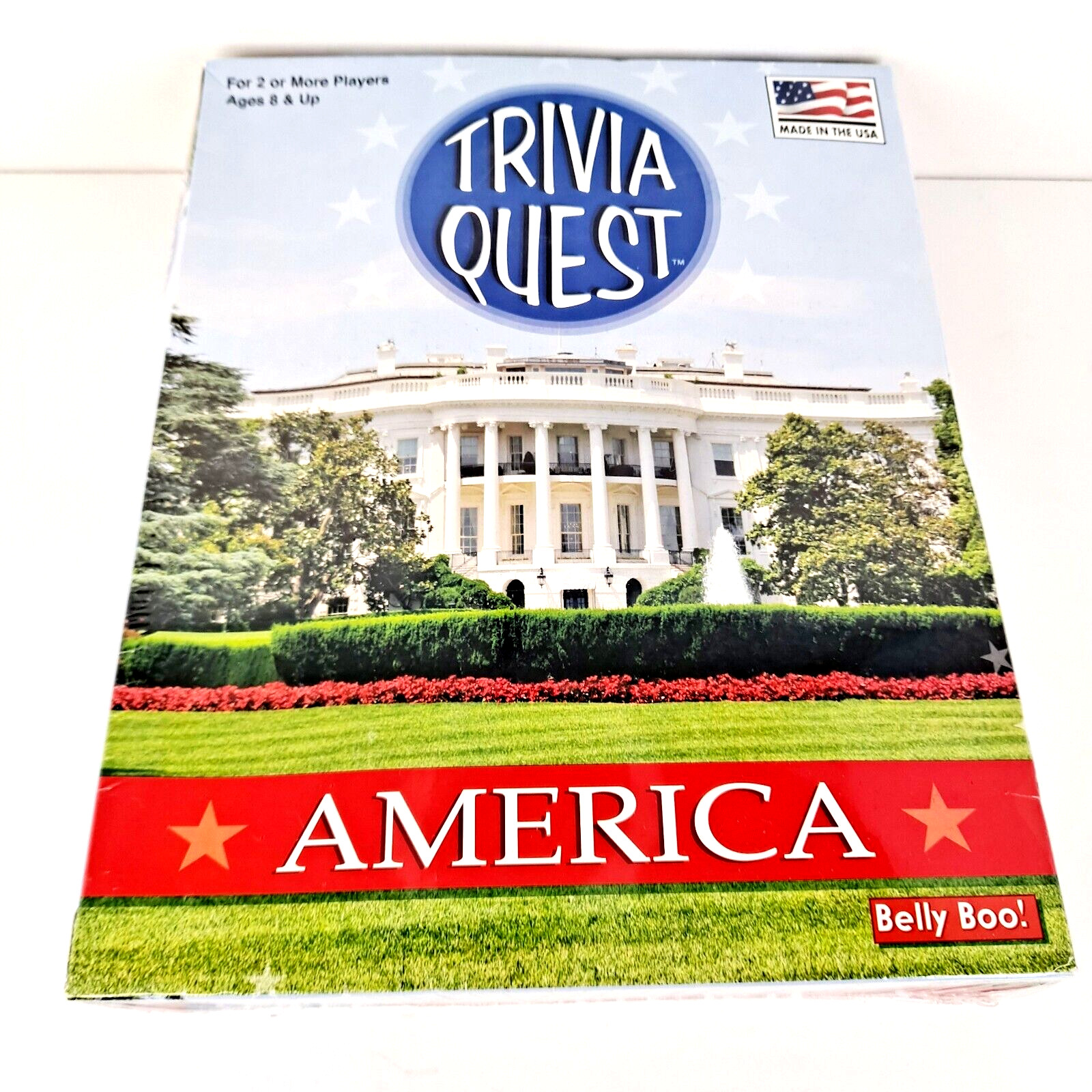 Trivia Quest: America History Card Game w U.S. Questions by Belly Boo!