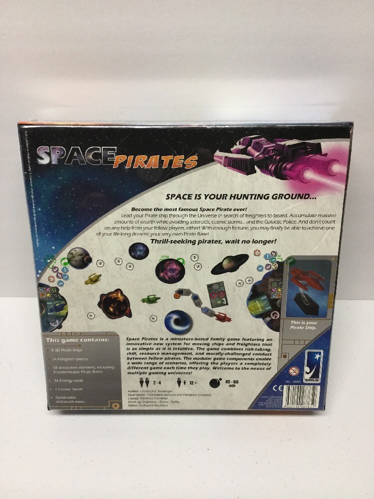 Space Pirates Board Game New in sealed box by Sirius Games