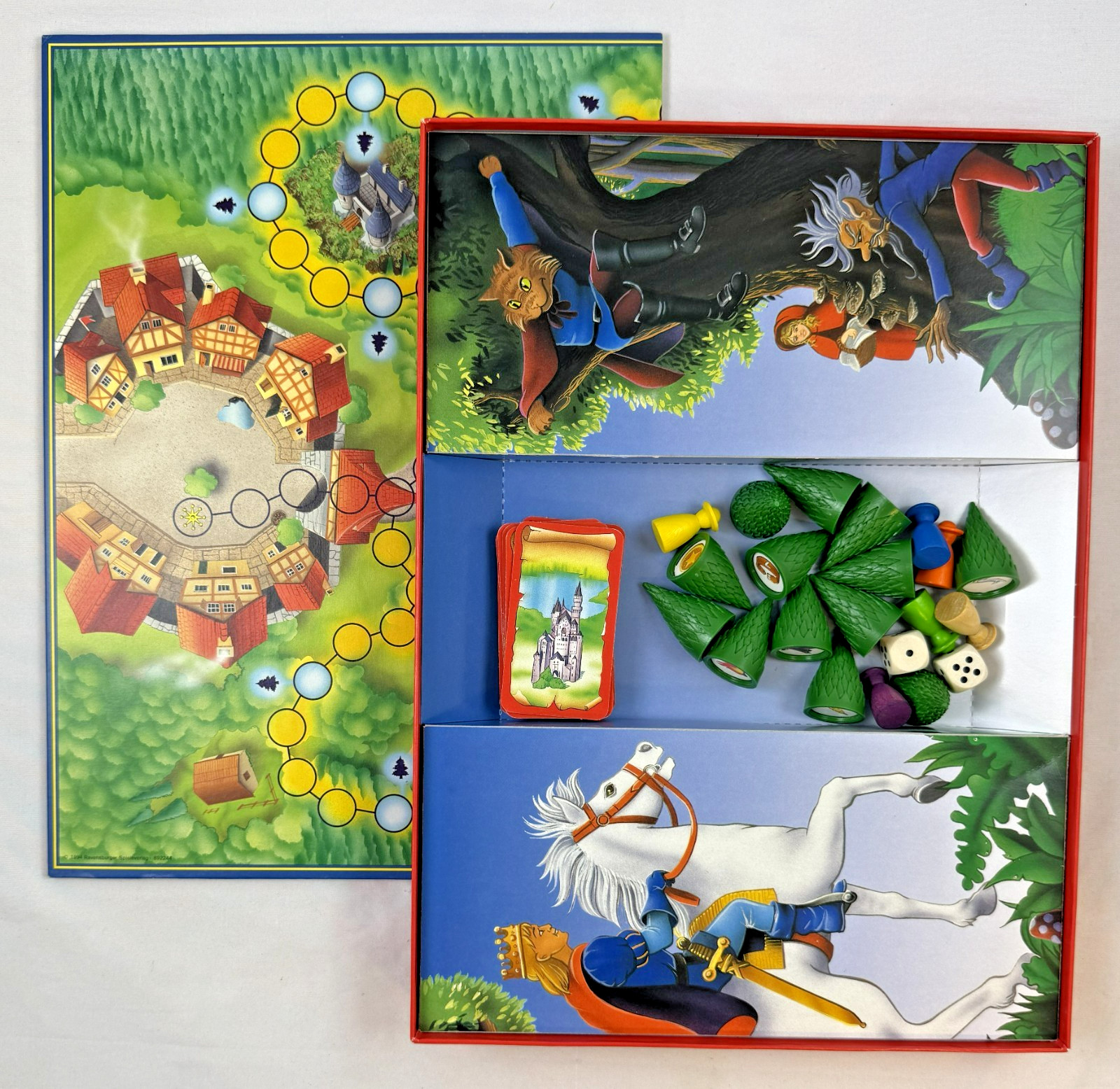 Ravensburger Sagaland Board Game Alex Randolph Complete Fairytale Forest Vint…