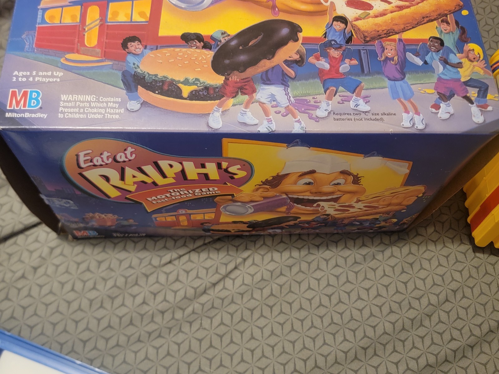 Eat at Ralph’s The Motorized Fast-food Game 1992 USED-WORKS Not COMPLETE