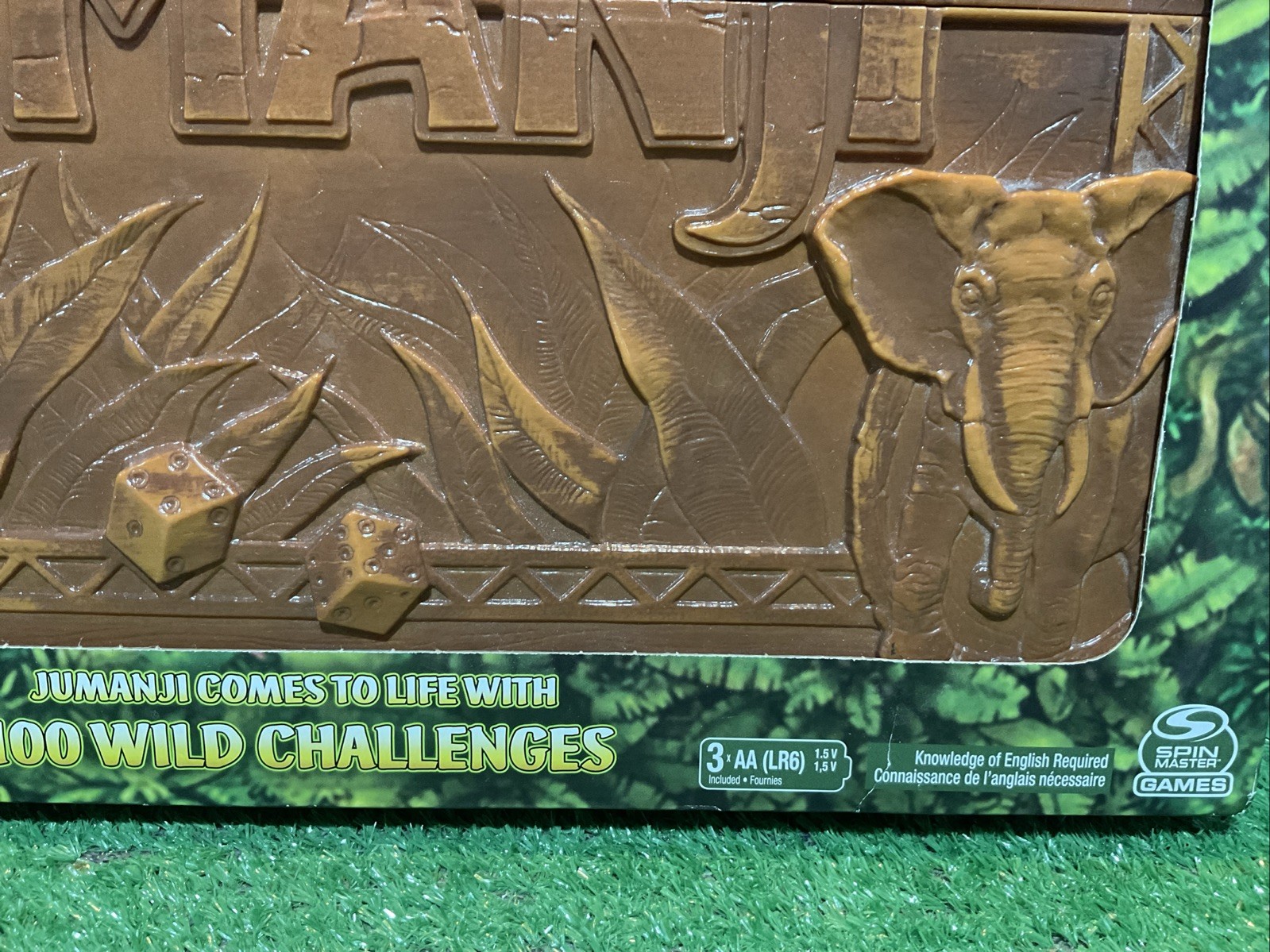 Jumanji Deluxe Electronic Adventure Board Game W/ Lights & Sound NIB New Sealed