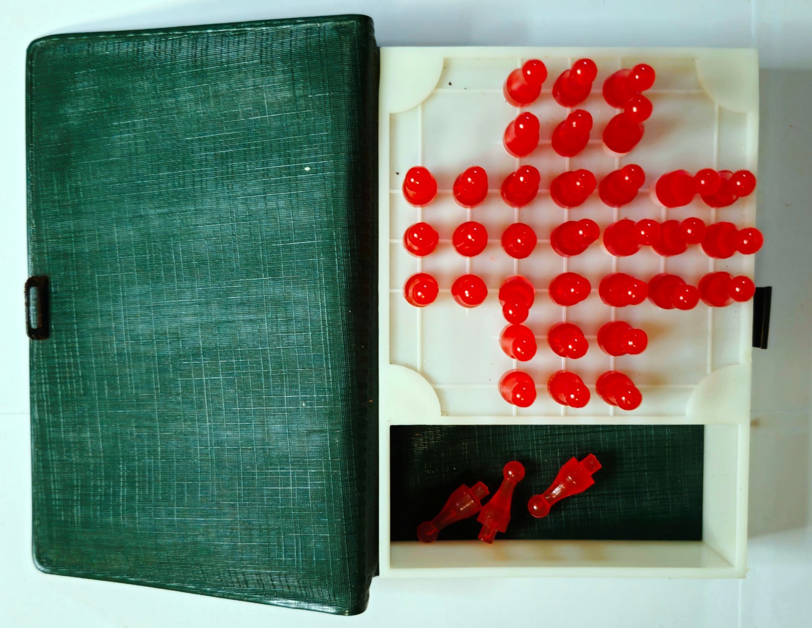 5 Vintage Mini TRAVEL GAMES 🎲 Chess / Dominos / Solitaire 🎲 circa 1980s