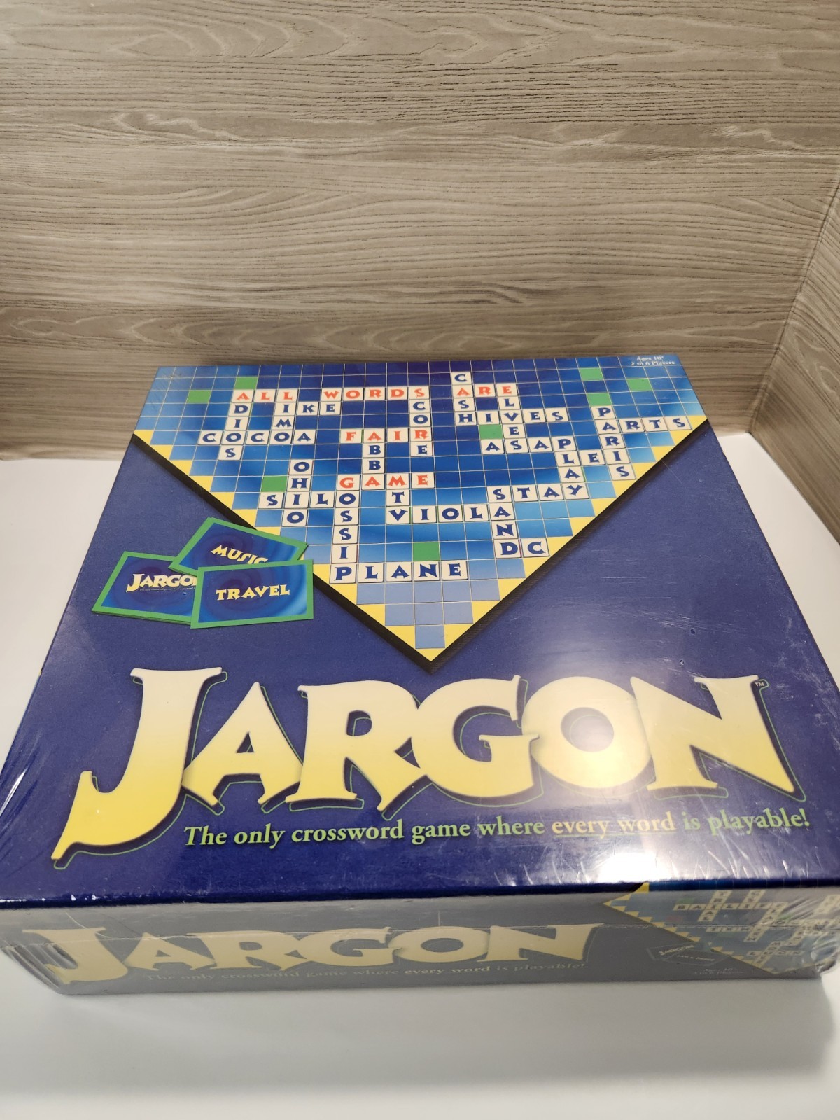 JARGON Crossword Tile Game 2+ Players Age 10+ 2003 Friendly GAMES MPN 03001