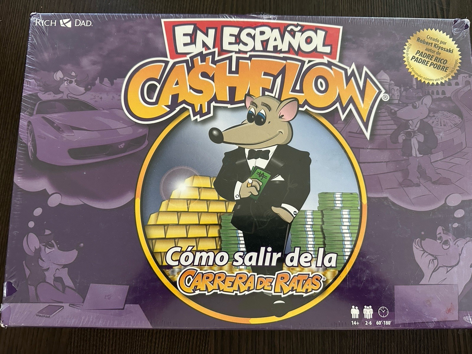 CASHFLOW Strategic Investing & Edu Board Game – Spanish En Español Brand New