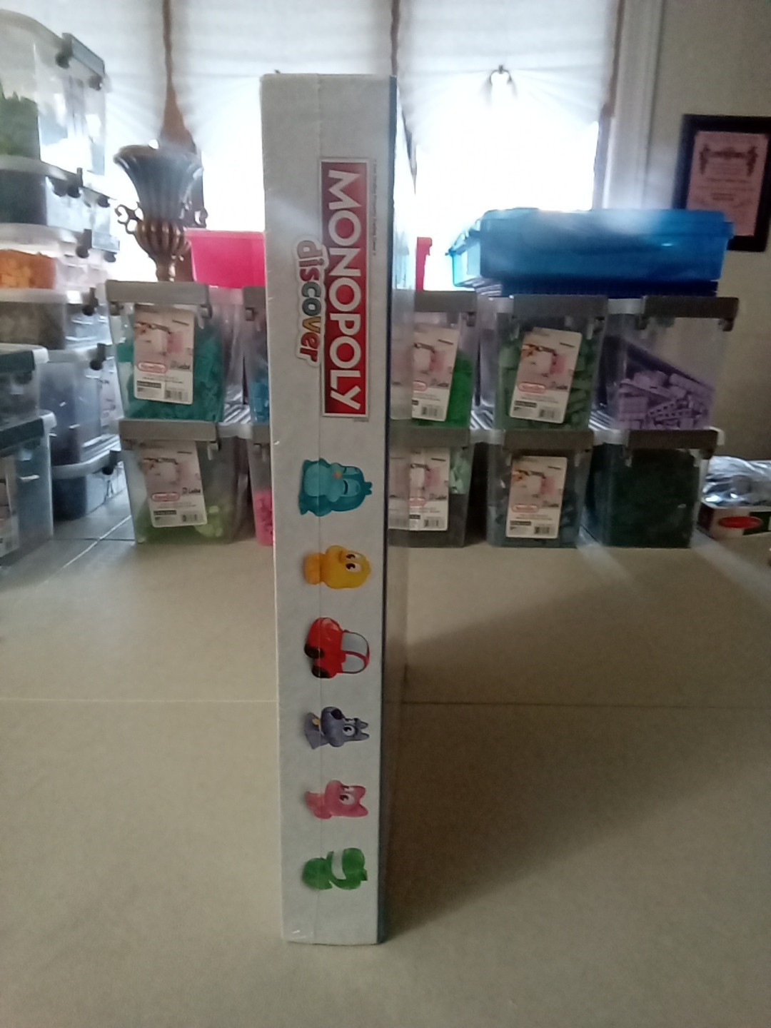Monopoly Junior Board Game, 2-Sided Gameboard, 2 Games in 1,By Hasbro NEW SEALED