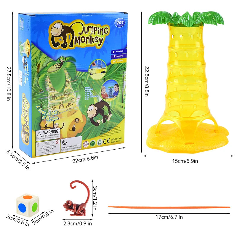 Tumbling Monkeys Tabletop Game Kids Interactive Board Game Family Fun Toy USA*