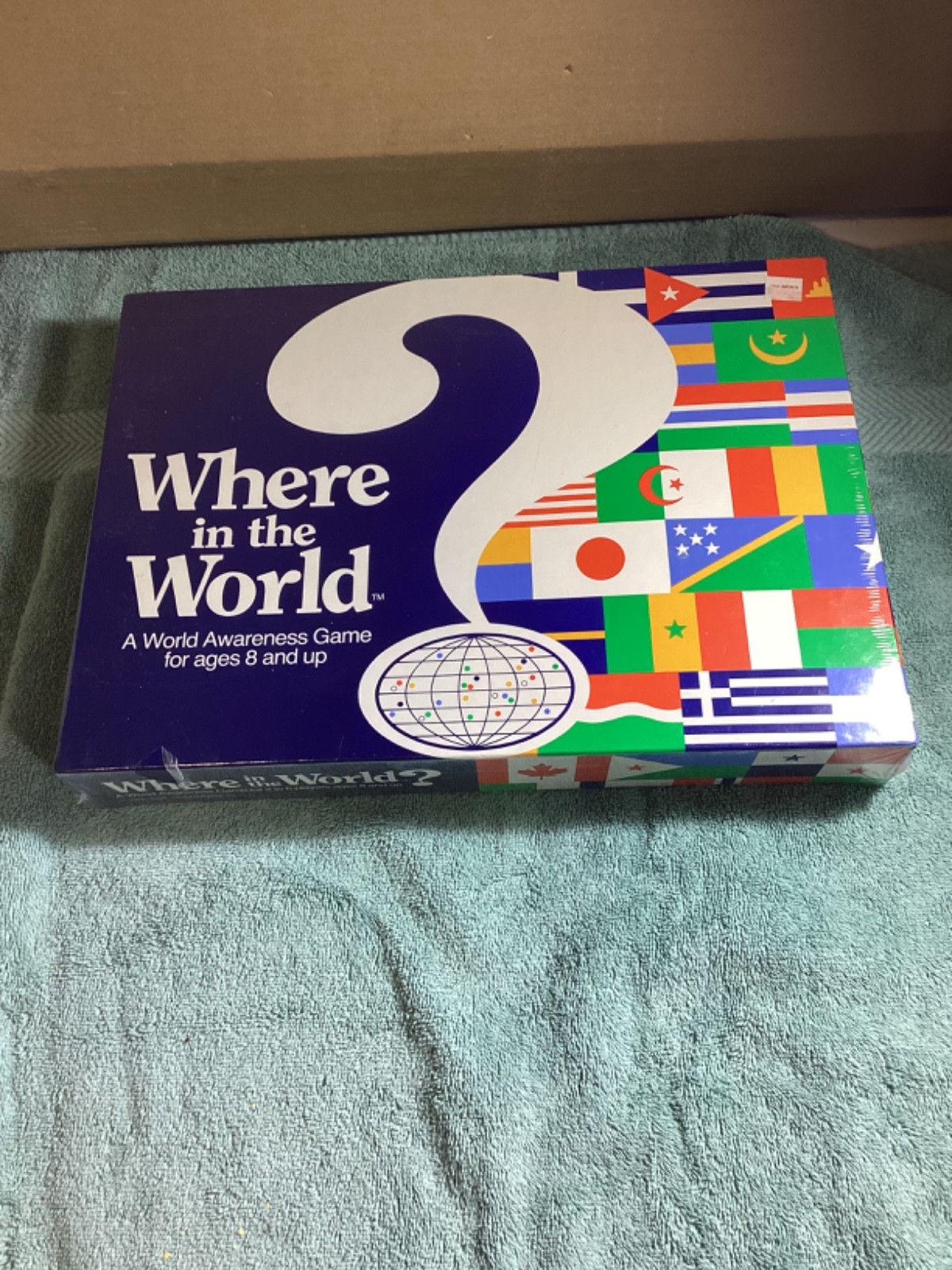 “Where In The World” a World Awareness Game Vintage1986 Ages 8 & Up NEW