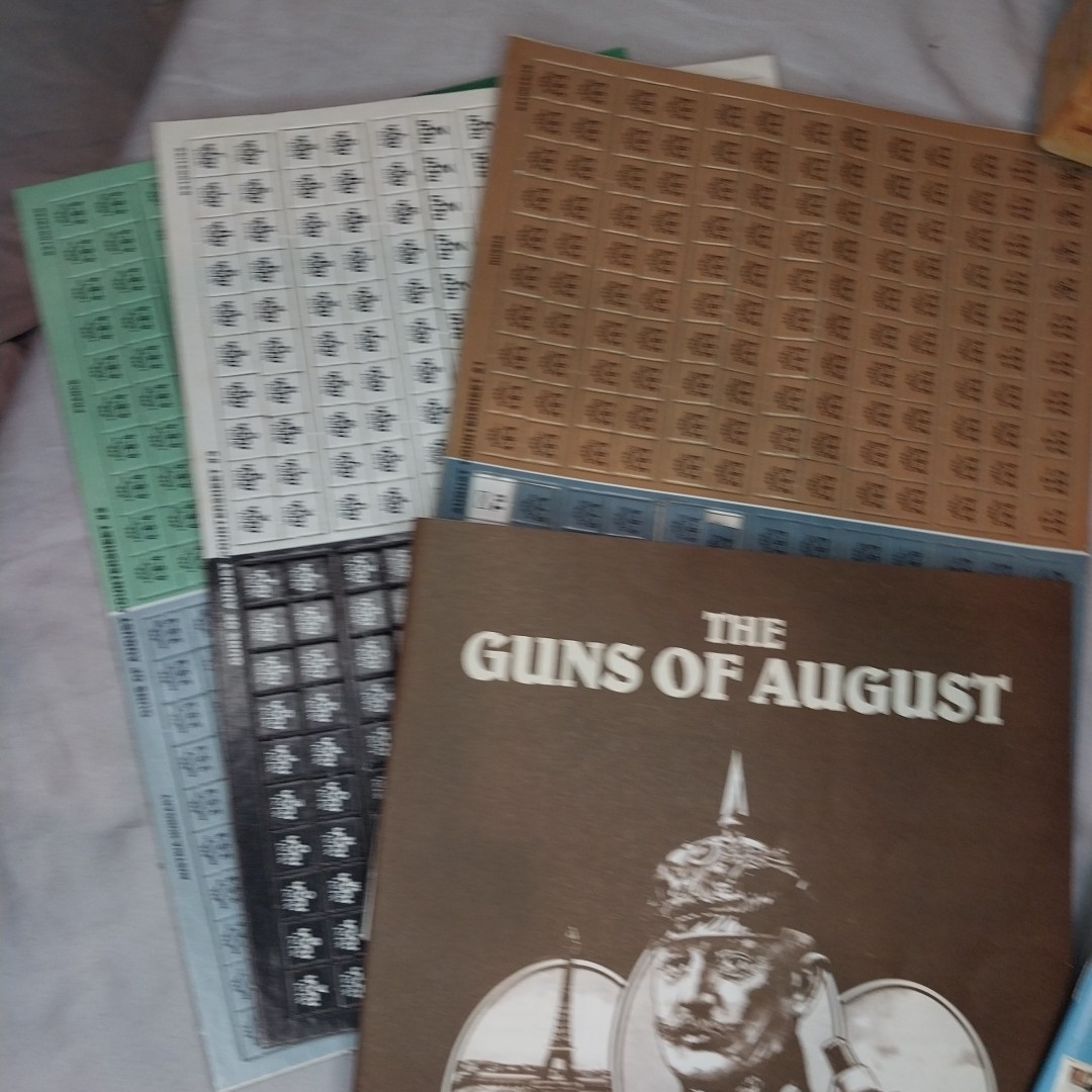 The Guns Of August Avalon Hill Game Company WWI Strategy Board Game 1981