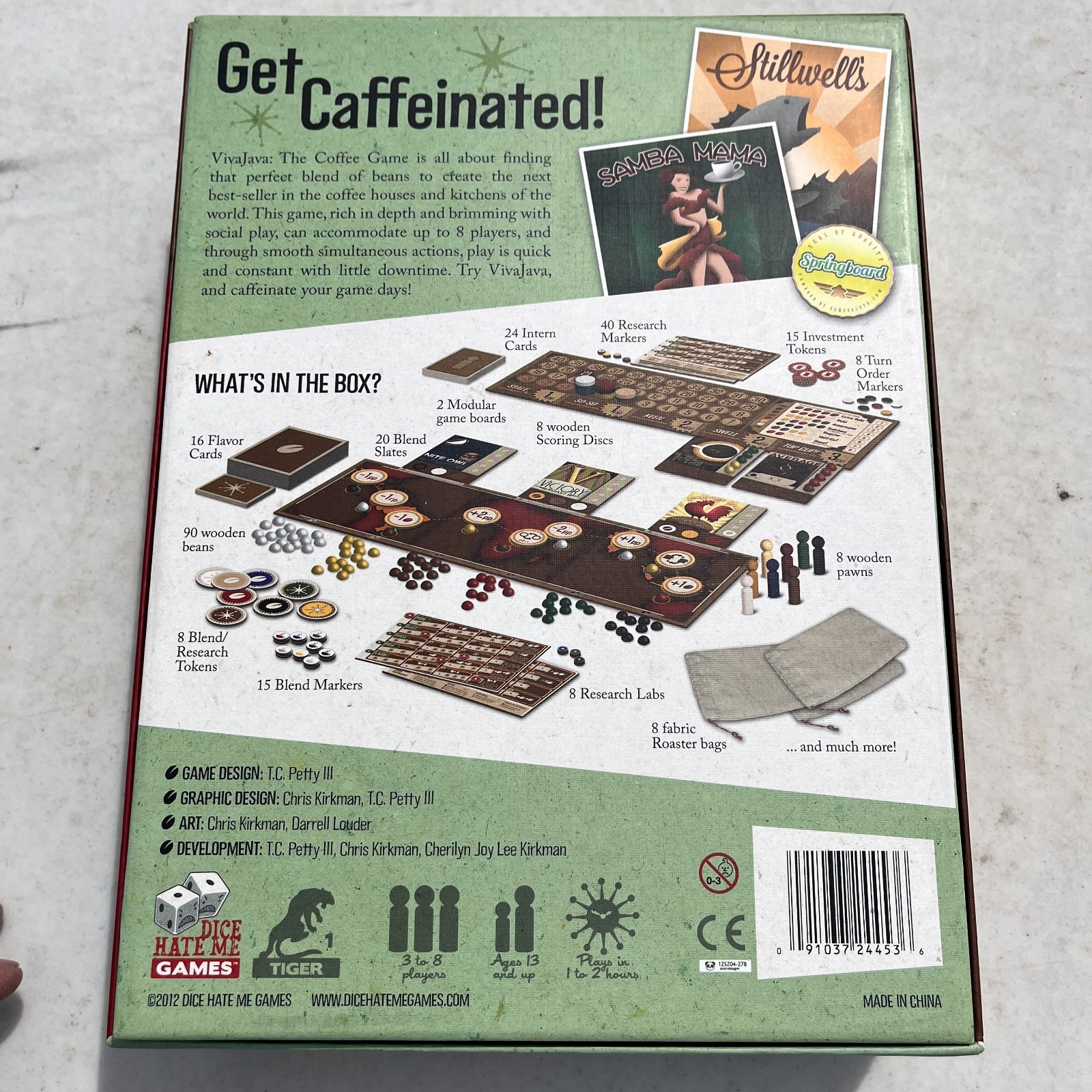 Viva Java: The Coffee Game Board Game – Complete – Mint