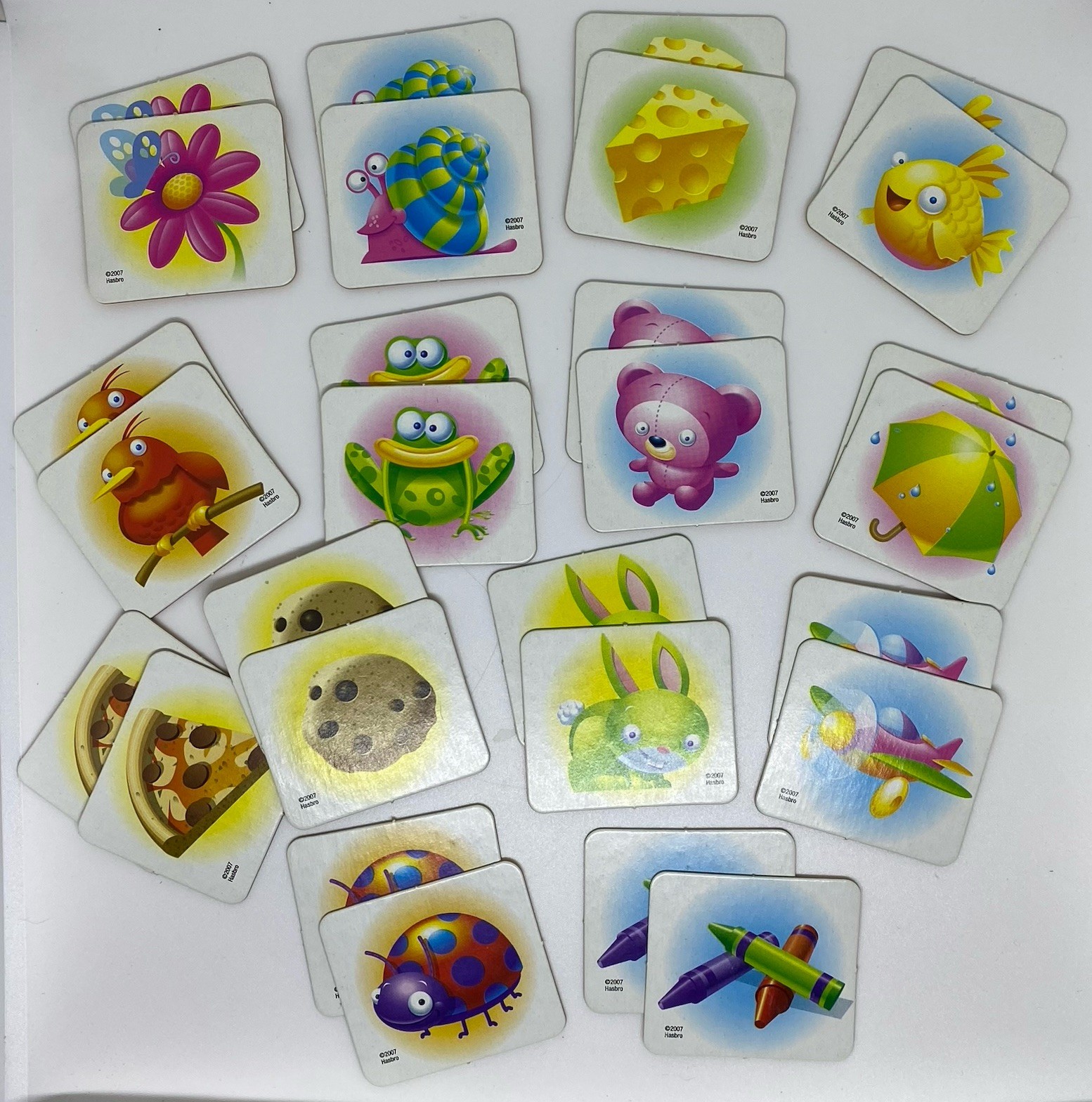 The Original Memory Game 2007 Hasbro Classic Matching Children’s Game Complete