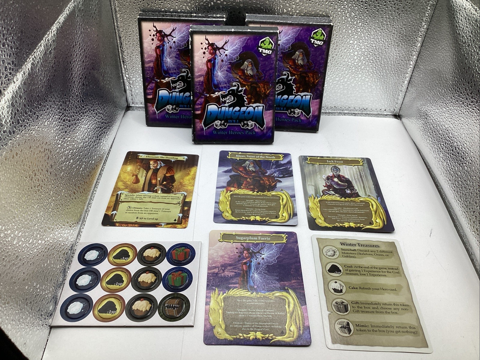 3 Dungeon Roll – Winter Heroes Pack Box