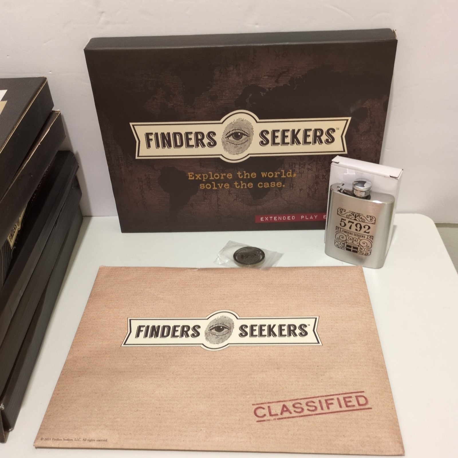Finders Seekers Mystery And Escape Room Game Lot Of 7 CIB