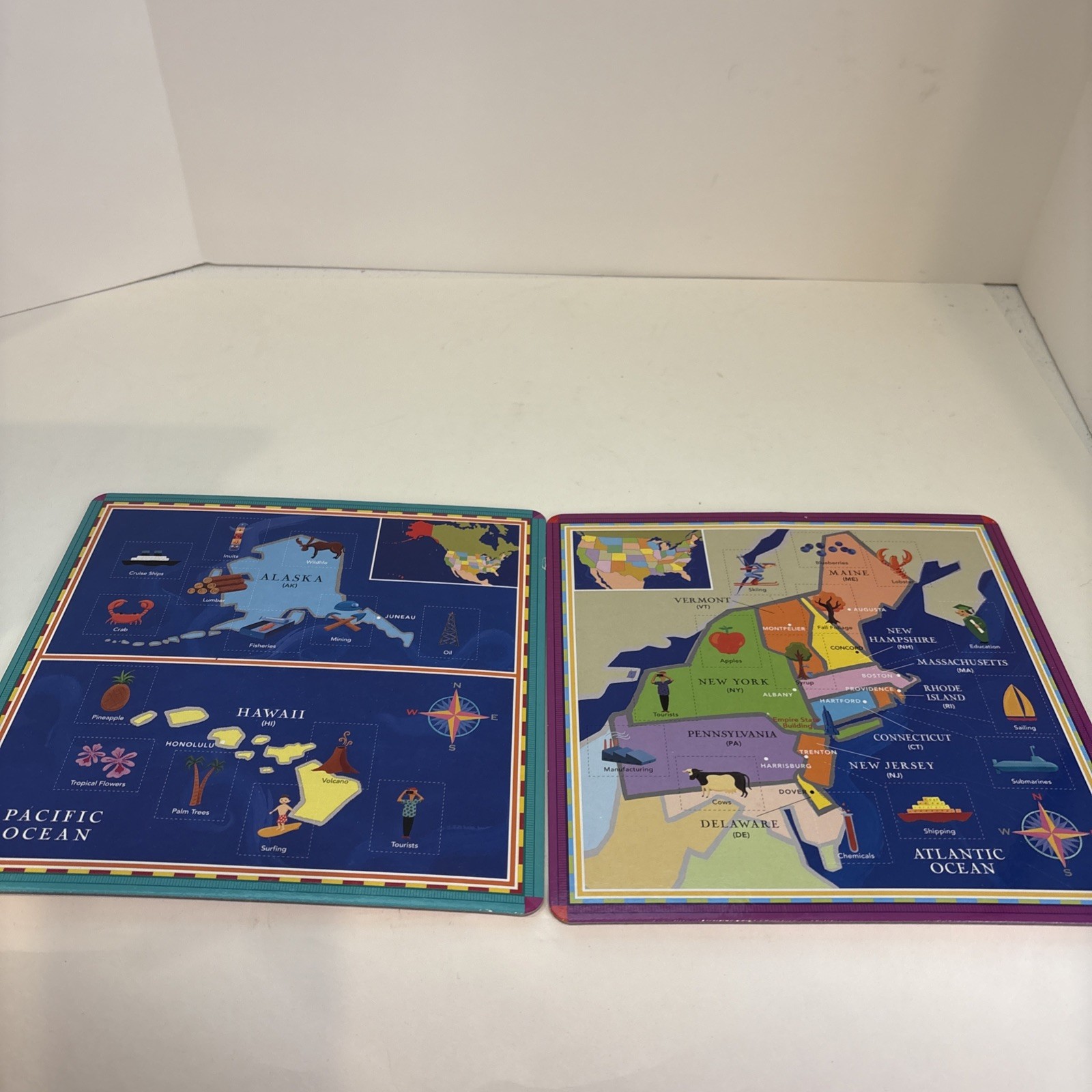 EEBOO United States Geography Bingo Board Game Special Edition
