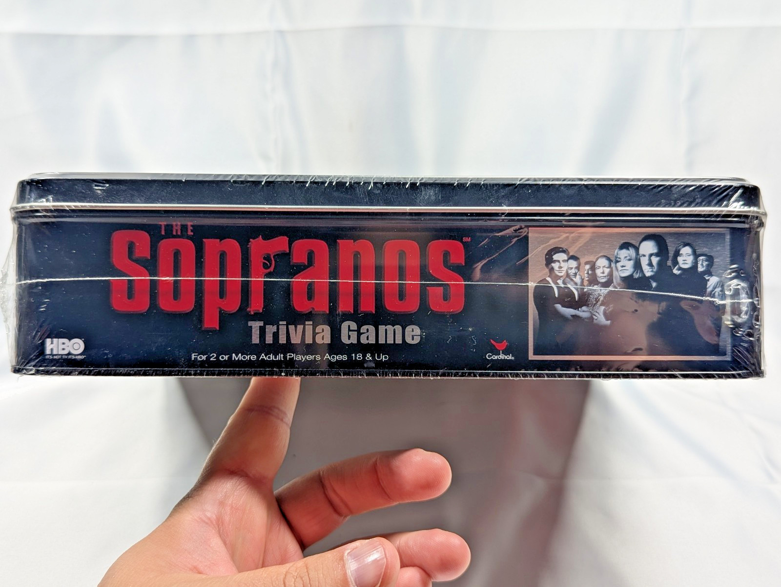 The Sopranos Trivia Game HBO Cardinal Metal Collectors Tin New