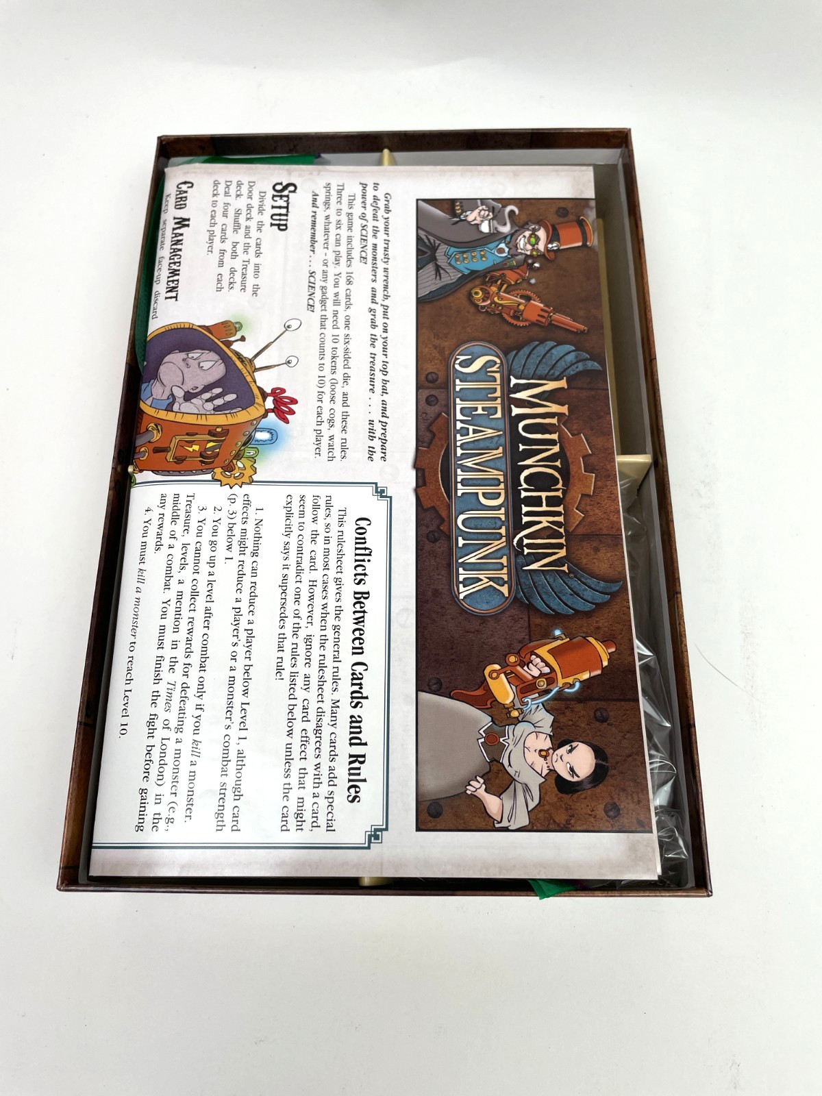 Munchkin Steampunk Card Game by Steve Jackson