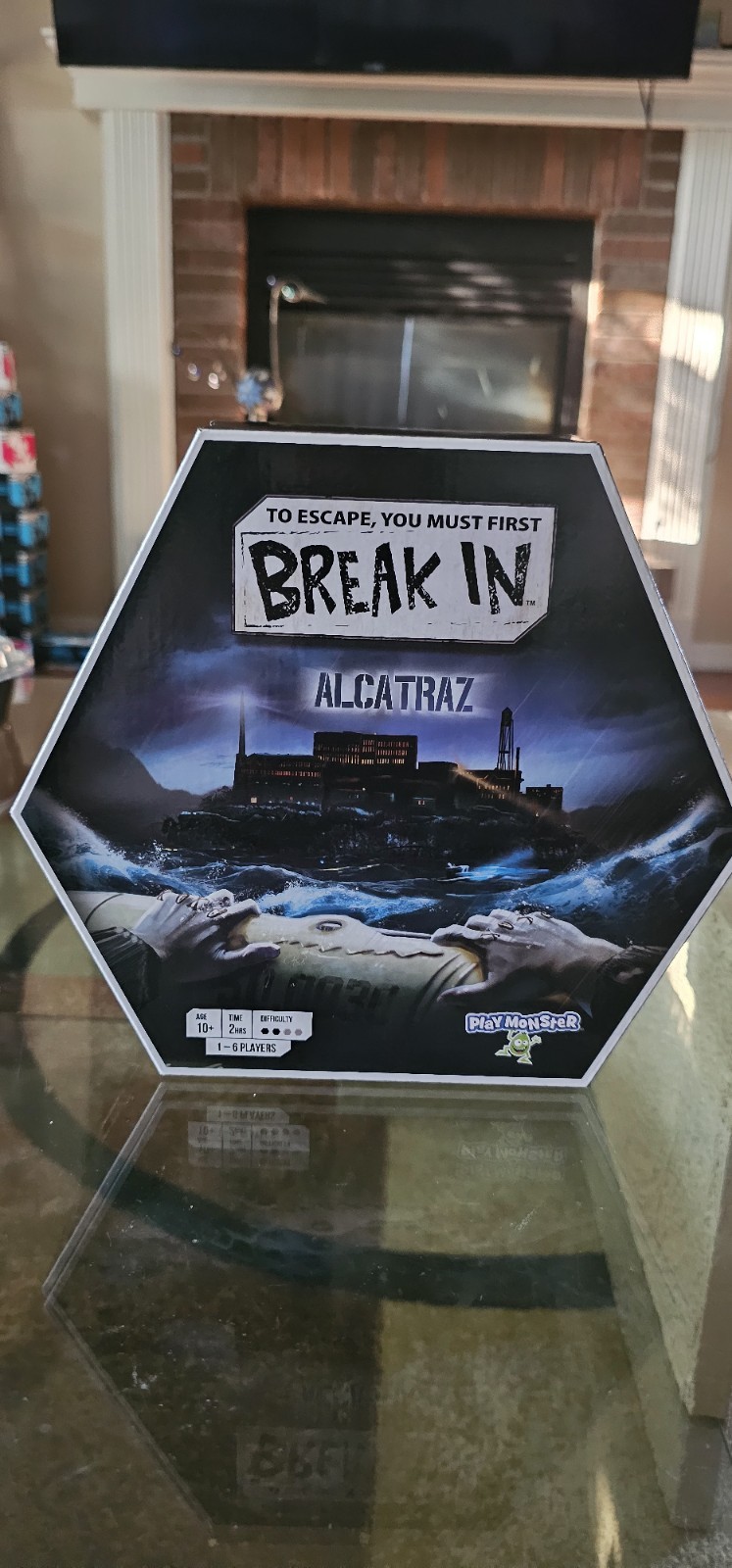 Playmonster Break In Alcatraz Escape Game Ages 10+ 1-6 Players